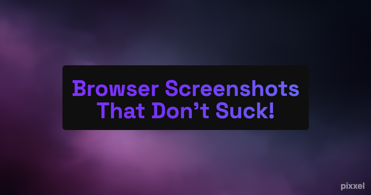 Screenshot of pixxel